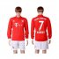 Bayern Munchen #7 Ribery Home Long Sleeves Soccer Club Jersey