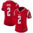 Nike New England Patriots #2 Brian Hoyer Red Womens Stitched NFL Limited Inverted Legend Jersey