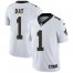 Nike New Orleans Saints #1 Who Dat White Mens Stitched NFL Vapor Untouchable Limited Jersey