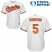 Baltimore Orioles #5 Brooks Robinson White Cool Base Stitched Youth MLB Jersey