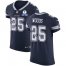 Nike Dallas Cowboys #25 Xavier Woods Navy Blue Team Color Mens Stitched With Established In 1960 Patch NFL Vapor Untouchable Elite Jersey