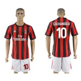 AC Milan #10 Calhanoglu Home Soccer Club Jersey