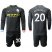 Manchester City #20 Bernardo Away Long Sleeves Soccer Club Jersey