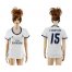 Womens Real Madrid #15 F.Coentrao Home Soccer Club Jersey