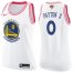 Nike Golden State Warriors #0 Gary Payton II White/Pink Womens 2022 NBA Finals Swingman Fashion Jersey Womens