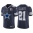 Dallas Cowboys #21 Ezekiel Elliott Navy Blue Mens Nike Big Team Logo Player Vapor Limited NFL Jersey