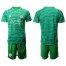Leicester City Blank Green Goalkeeper Soccer Club Jersey