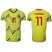Colombia #11 Cuadrado Home Soccer Country Jersey
