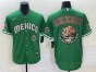 Mens Mexico Baseball 2023 Green Team Big Logo World Baseball Classic Stitched Jersey