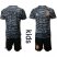 Spain Blank Black Goalkeeper Kid Soccer Country Jersey