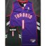 Toronto Rapters 1 Tracy McGrady Purple Black NBA Jerseys Cheap