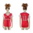 Womens Arsenal #11 Ozil Home Soccer Club Jersey
