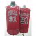 Chicago Bulls 91 RODMAN red jerseys Cheap