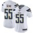 Nike Los Angeles Chargers #55 Junior Seau White Womens Stitched NFL Vapor Untouchable Limited Jersey