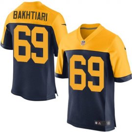 Nike Green Bay Packers #69 David Bakhtiari Navy Blue Alternate Mens Stitched NFL New Elite Jersey