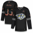 Nashville Predators #35 Pekka Rinne Adidas Mens Black USA Flag Limited NHL Jersey