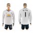 Manchester United #1 De Gea Sec Away Long Sleeves Soccer Club Jersey