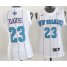 Cheap Women New Orleans Hornets 23# Anthony Davis White Revolution 30 Swingman NBA Jerseys