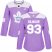 Adidas Toronto Maple Leafs #93 Doug Gilmour Purple Authentic Fights Cancer Womens Stitched NHL Jersey