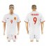 Spain #9 Paco Alcacer Away Soccer Country Jersey