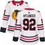 Adidas Chicago Blackhawks #92 Alexander Nylander White Road Authentic Womens Stitched NHL Jersey
