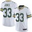 Nike Green Bay Packers #33 Aaron Jones White Youth Stitched NFL Vapor Untouchable Limited Jersey