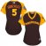 Colorado Rockies #5 Carlos Gonzalez Brown 2016 All-Star National League Womens Stitched MLB Jersey