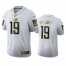 New York New York Giants #19 Kenny Golladay Mens Nike White Golden Edition Vapor Limited NFL 100 Jersey