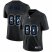 Los Angeles Rams Custom Mens Nike Team Logo Dual Overlap Limited NFL Jersey Black