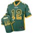 Nike Green Bay Packers #12 Aaron Rodgers Green Team Color Youth Stitched NFL Elite Drift Fashion Jersey