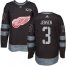 Adidas Detroit Red Wings #3 Nick Jensen Black 1917-2017 100th Anniversary Stitched NHL Jersey