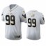 Houston Texans #99 J.J. Watt Mens Nike White Golden Edition Vapor Limited NFL 100 Jersey