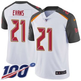 Nike Tampa Bay Buccaneers #21 Justin Evans White Youth Stitched NFL 100th Season Vapor Untouchable Limited Jersey