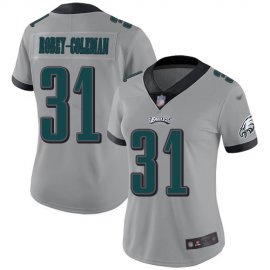 Nike Philadelphia Eagles #31 Nickell Robey-Coleman Silver Womens Stitched NFL Limited Inverted Legend Jersey