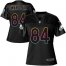 Nike Philadelphia Eagles #84 Greg Ward Jr. Black Womens NFL Fashion Game Jersey