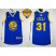 Warriors #31 Festus Ezeli Blue The Finals Patch Stitched Revolution 30 NBA Jersey