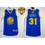 Warriors #31 Festus Ezeli Blue The Finals Patch Stitched Revolution 30 NBA Jersey