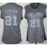 Cheap Women San Antonio Spurs 21 Tim Duncan Grey Static Fashion Swingman NBA Jersey