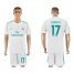 Real Madrid #17 Lucas V. White Home Soccer Club Jersey