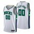 Milwaukee Bucks Custom Mens Nike White 2021/22 Swingman NBA Jersey – City Edition