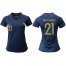 Womens France #21 Hernandez Home Soccer Country Jersey