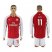 Arsenal #11 Ozil Red Home Long Sleeves Soccer Club Jersey