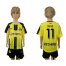 Dortmund #11 Reus Home Kid Soccer Club Jersey