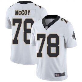 Nike New Orleans Saints #78 Erik McCoy White Mens Stitched NFL Vapor Untouchable Limited Jersey