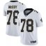 Nike New Orleans Saints #78 Erik McCoy White Mens Stitched NFL Vapor Untouchable Limited Jersey