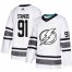 Adidas Tampa Bay Lightning #91 Steven Stamkos White Authentic 2019 All-Star Stitched NHL Jersey