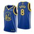 Nike Golden State Warriors #8 Nemanja Bjelica Royal Youth 2022 NBA Finals Icon Edition 75th Anniversary Diamond Swingman Jersey Youth