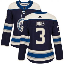 Adidas Columbus Blue Jackets #3 Seth Jones Navy Alternate Authentic Womens Stitched NHL Jersey