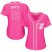Baltimore Orioles #19 Chris Davis Pink Fashion Womens Stitched MLB Jersey