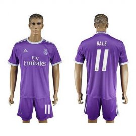 Real Madrid #11 Bale Away Soccer Club Jersey